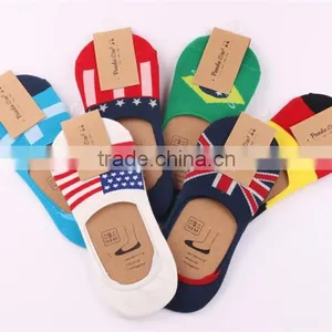 Slippers Stripe Invisible Boat Socks Short Spring Summer Fashion Male Ankle Socks Casual Socks Factory Supply thumbnail-4