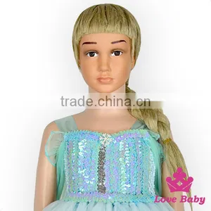 Party Halloween Wholesale Girls Frozen Anna Costume Deluxe - Frozen Princess Elsa Dress Co-splay Costume in thumbnail-6