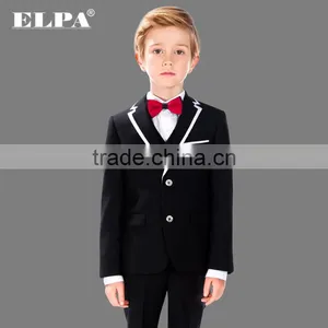 ELPA NXB0041 Designer Slimming Wholesale Black 3 Piece Kids Boys Suits thumbnail-1
