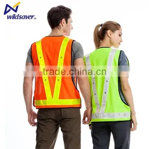 Led Light Luminous Work Jacket With Reflective Stripes thumbnail-5