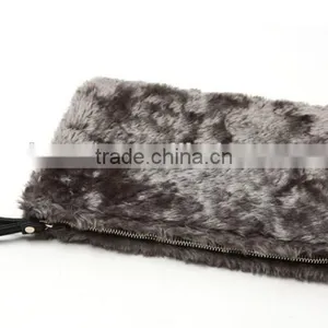 Fashion Ladies Long Chain Leather And Fur Handbags In Best Price Factory thumbnail-2