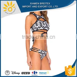 Hot Selling Custom Summer Sexy Bandage Young Girl Bikini Swimwear thumbnail-2