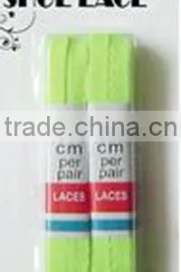 Polyester Green Flat Dress Shoe Laces thumbnail-1