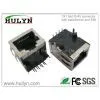 1x1 Fast RJ45 Connector With Transformer and LEDs thumbnail-1