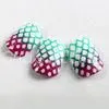 Custom Acrylic Tartan 3D Fake Nails Glitter / Gradient French Nail Art thumbnail-1