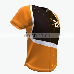 Dye Sublimation Modern Custom Team High Quality Softball Wear thumbnail-5
