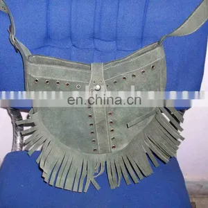 New Design Ladies Suede Riding Bag thumbnail-1
