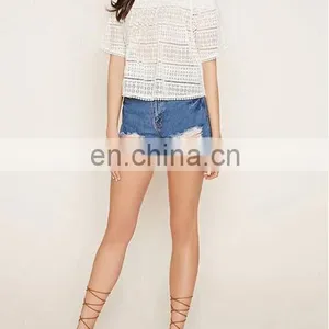 Korean Lace Off Shoulder Top thumbnail-4