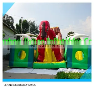 Jurassic Park Dinosaurs Inflatable Amusement Park /inflatable Bounce-outdoor Playground Equipment thumbnail-1