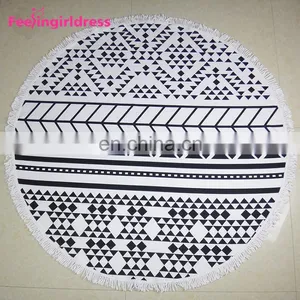 Home Decor Indian Mandala Round Microfiber Tapestry Mandala thumbnail-3