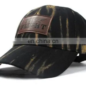 Cap Factory High Quality Custom 6 Panel Leather Patch Logo Baseball Cap/hat thumbnail-3