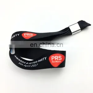 Custom Fabric Wristband for Event/festival Woven Wristband/woven Bracelet thumbnail-1