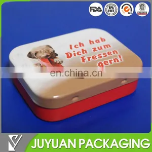 Mini Metal Tin Case With Hinge/altoid Candy Tins thumbnail-1