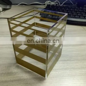 Wholesale Office Storage Clear Acrylic Pen Box thumbnail-4
