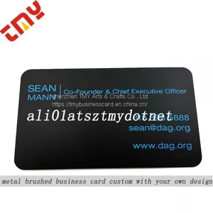 Custom Blank Metal Credit Cards,Black Metal Business Card Printing thumbnail-2