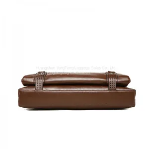 Stylish Hand-held Stiletto Bag Horizontal One-shoulder Bag Business Casual PU Leather Briefcase thumbnail-4