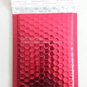 Factory Manufacture Metallic Bubble Mailers Wholesale Custom Aluminized Bubble Envelopes thumbnail-1