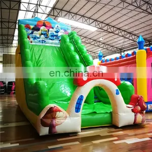 Factory Price Children Outdoor Playground Equipment Inflatable Bouncer With Large Slide For Sale thumbnail-2
