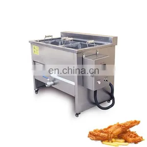 Fries Industrial Electric Deep Fryers Fish and Chips Fryers French Fries Machine Equipment for Potato Production thumbnail-5