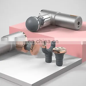 New Design Handheld Wireless Quick Rechargeable Body Vibration Massage Gun Electric Fascia Muscle Massage Gun thumbnail-6