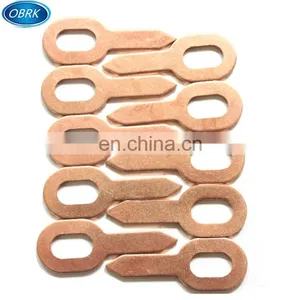 100pcs/1 Set Copper Coated Stainless Steel Dent Puller Rings Fit For Spot Welding Car Body Panel Pulling Washer Tool thumbnail-2