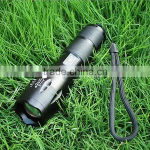 Promotion Cheap Aluminum Strong Bright Zoomable Led Flashlight thumbnail-3