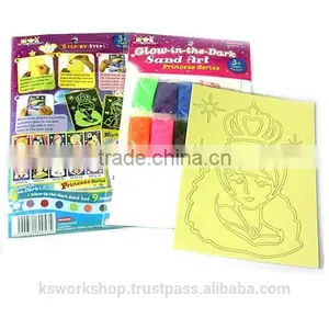 Glow-in-the-dark Sand Art - Princess Series thumbnail-1