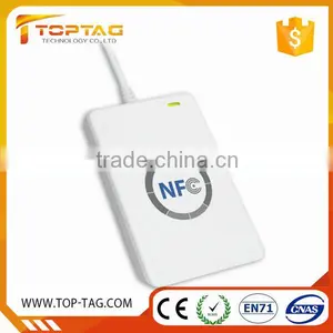 White 13.56MHz NFC RFID Smart Card Reader ACR122 With USB Interface thumbnail-1