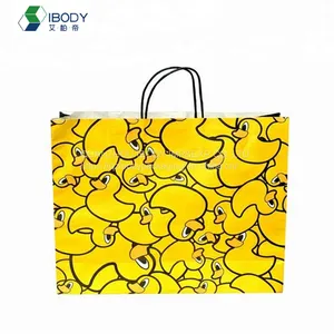 Wholesale Custom Brand Craft Kraft Shopping Packaging Gift Paper Bag With Logo Print thumbnail-1