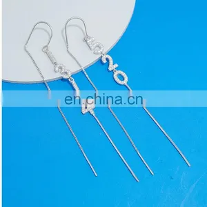 S925 Sterling Silver Earring 520 1314 Earrings for Women With Rare Design INS Style WIS Celebrity Same Hot Style thumbnail-1