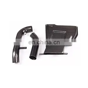 New Developed Auto Parts Fabricated 3k Twill Carbon Fiber Cold Air Engine Intake System Kit For Volkswagen MK6 GTI 2.0T EA888 thumbnail-3