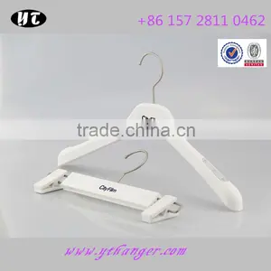 High Quality Plastic Hanger Anti-slip Rubber Hanger and Pants Hanger for Suits thumbnail-4