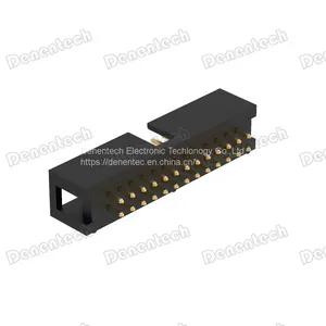 Denentech 2.54mm H9.0 W8.80 Dual Row Straight DIP Box Header thumbnail-3