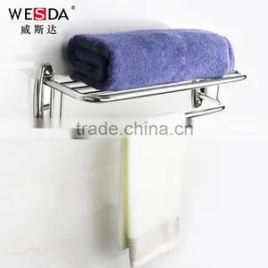 Wesda High Quality Stainless Steel Bathroom Bath Towel Shelf A002 thumbnail-2