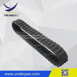 High Quality Small Rubber Track for Construction Machinery Crawler Chassis Parts Mni Excavator Crane thumbnail-1