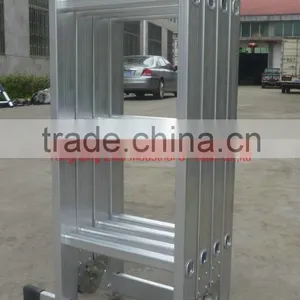 Multi-Purpose Ladder With Utility Shelf and Scaffold Plates thumbnail-6