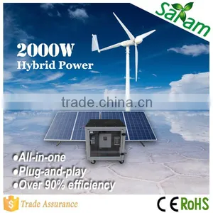 2KVA Wind Solar Hybrid Power System for Home Quality Choice thumbnail-1
