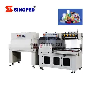 Automatic Plastic Pet Bottle Heat Pvc Shrink Film Sleeve Tunnel Wrapping Packaging Machine thumbnail-3