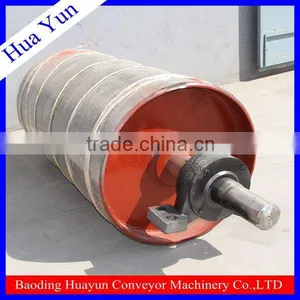 Factory Direct Supply Rubber Coatted or Not Conveyor Drive Roller Pulley thumbnail-1