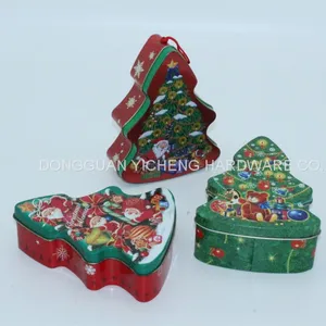 Christmas Tree Tin Box Chocolate Candy Gift Packaging Tin Box thumbnail-4