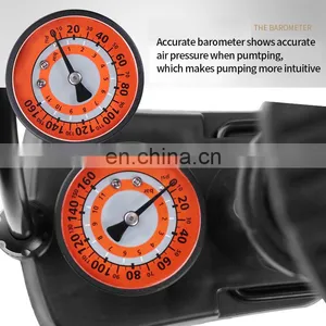 Foot Pump Mountain Bike Bicycle Electric Bicycle Pedal Air Pressure Gauge Air Pump Pump thumbnail-4