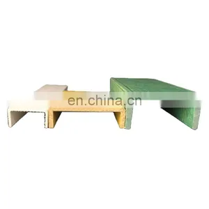 High Strength Fiberglass C Channel Profile/frp Channel for Stairs Ladder/fiberglass Structural Shapes thumbnail-1