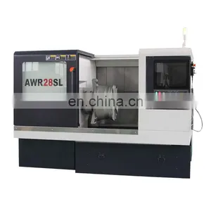High Precision AWR28SL Slant Bed Diamond Cutting Automatic Alloy Wheel CNC Lathe Machine thumbnail-1