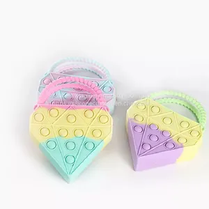 Children Pop It Handbag Silicone Push Pop Fidget Toy Coin Purse thumbnail-1