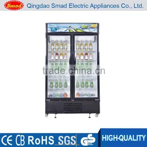708L Supermarket Glass Display Double Door Cooler thumbnail-4