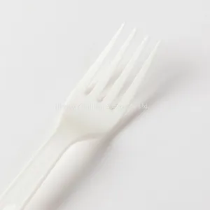 CPLA Plastic 100% Biodegradable Cutlery Compostable Bio-Based Degradable Knife Spoon Fork Cutlery(1000/Case) thumbnail-3