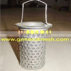 Carbon Steel Perforated Metal Basket Strainer and CYLINDER | Generalmesh thumbnail-1