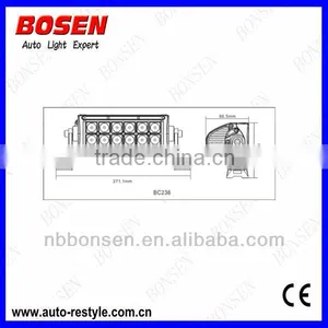 36W Led Light Bars for Tractor, Forklift, Off-road, ATV, Excavator, Heavy Duty Equipment Etc. thumbnail-3