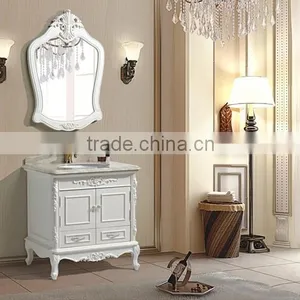 High Quality Vanity Oak Wood Free Bathroom Cabinet thumbnail-1
