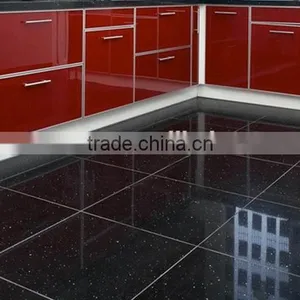 Flooring Polished Mongolian Living Room Cheap Black Galaxy Granite Tile thumbnail-3